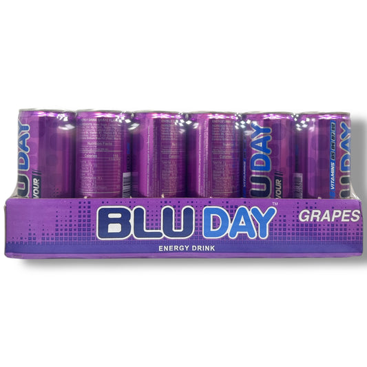 Blu Day Grapes  Energy Drink 24-Pack - Healthy Energy Drinks Wholesale Price