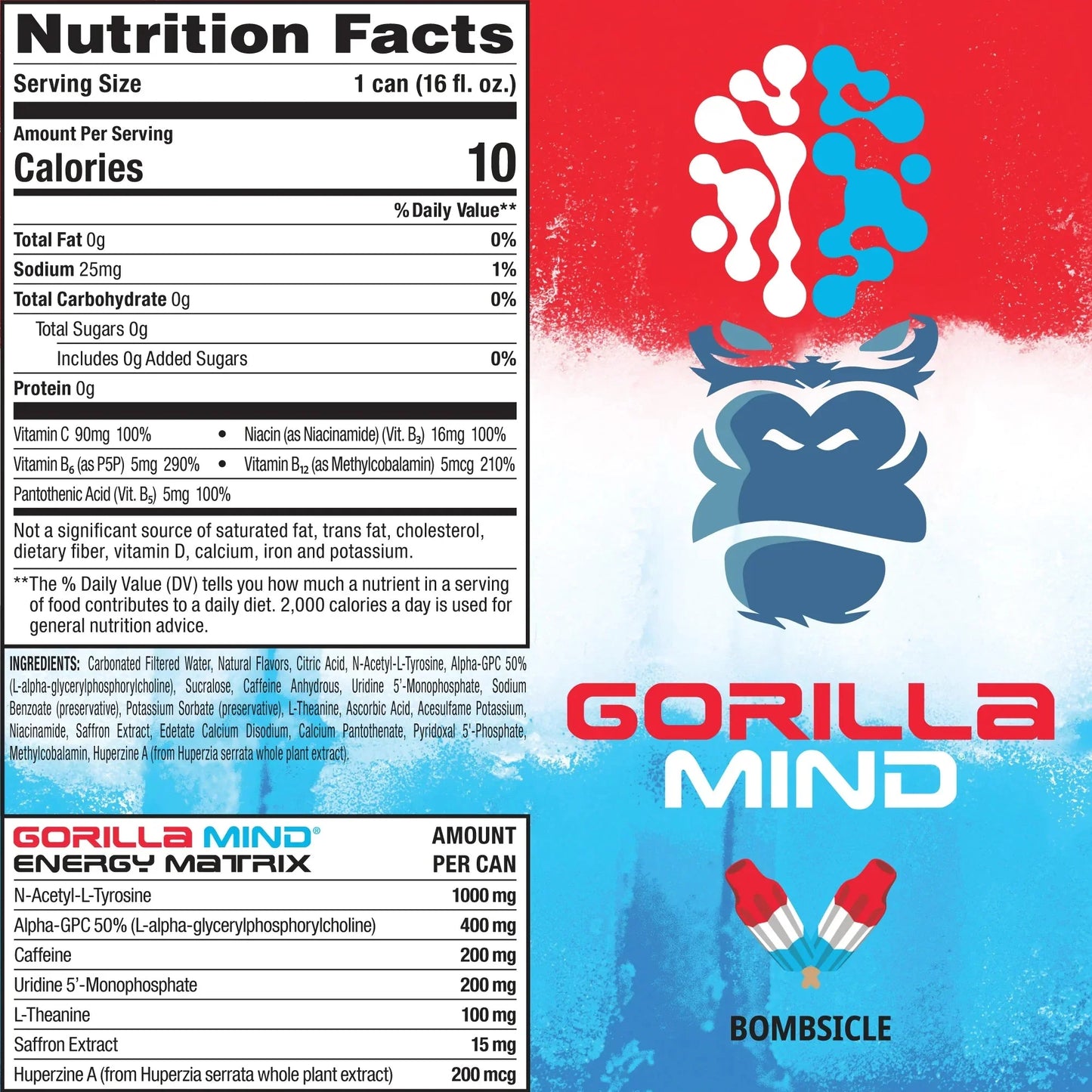 Gorilla Mind Energy Drink