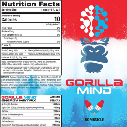 Gorilla Mind Energy Drink