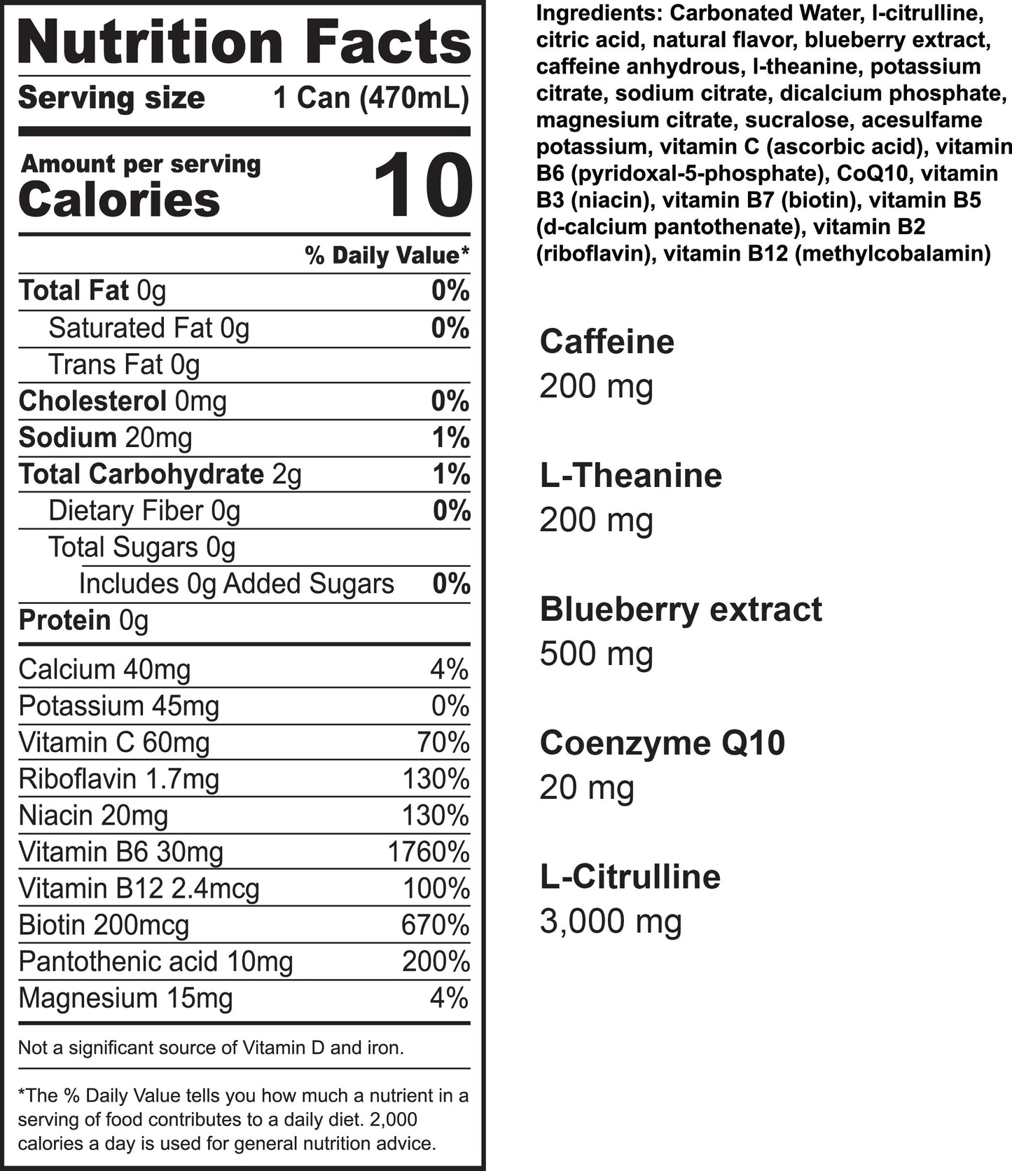 the Energy Drink™ Berry Blast 12-Pack