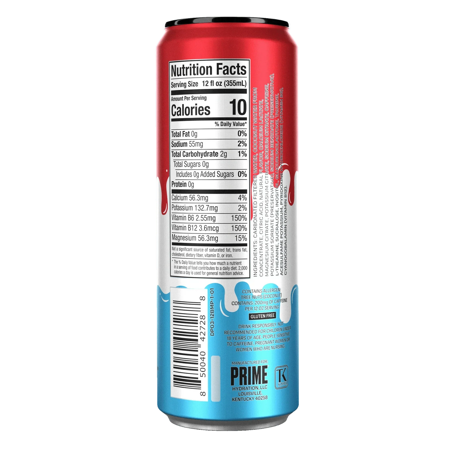 Prime Energy Drink -12 Cans case