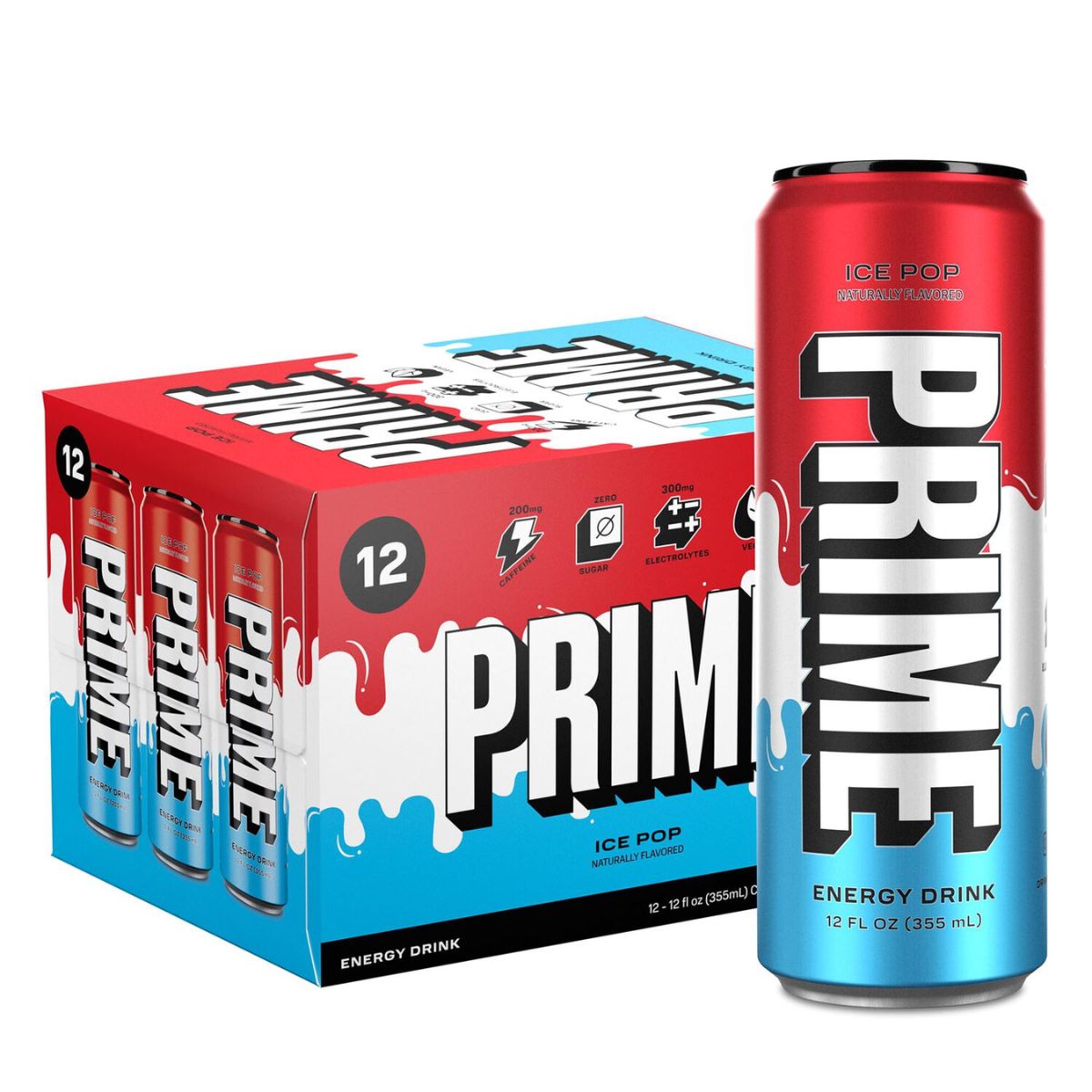 Prime Energy Drink -12 Cans case