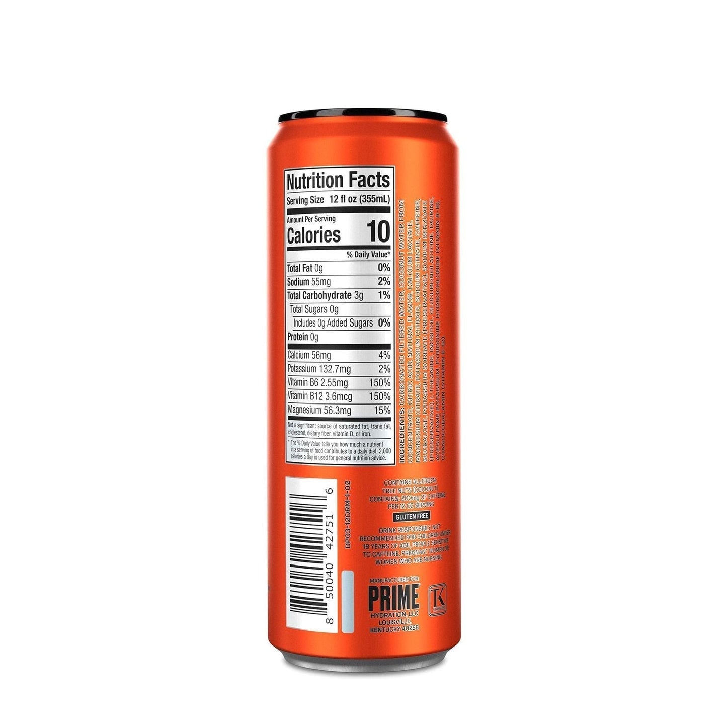 Prime Energy Drink -12 Cans case