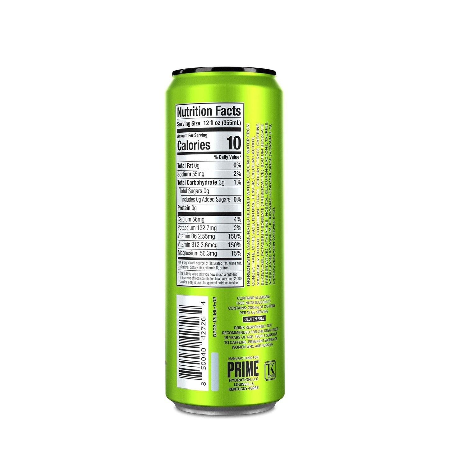 Prime Energy Drink -12 Cans case