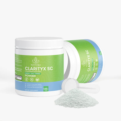 ClarityX SC Focus Powder Sour Candy | Dietary Supplement with Alpha-GPC & L-Theanine | Focus Support Formula | 165g