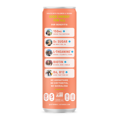 Energy Drink - Sparkling Peach Tea